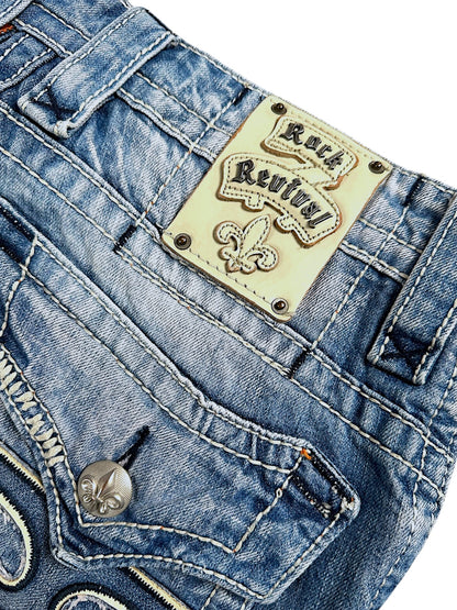 Vintage Rock Revival y2k Jeans (M)