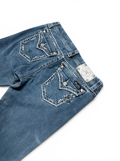 Vintage Miss Me Y2K Bootcut / Flared Damenjeans (M)