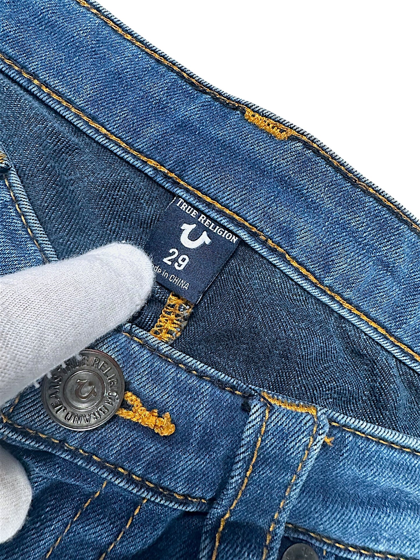 Vintage True Religion Y2K Straight Leg Jeans (L)