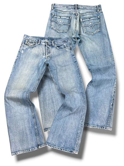 Vintage Diesel Y2K Baggy Jeans (M)