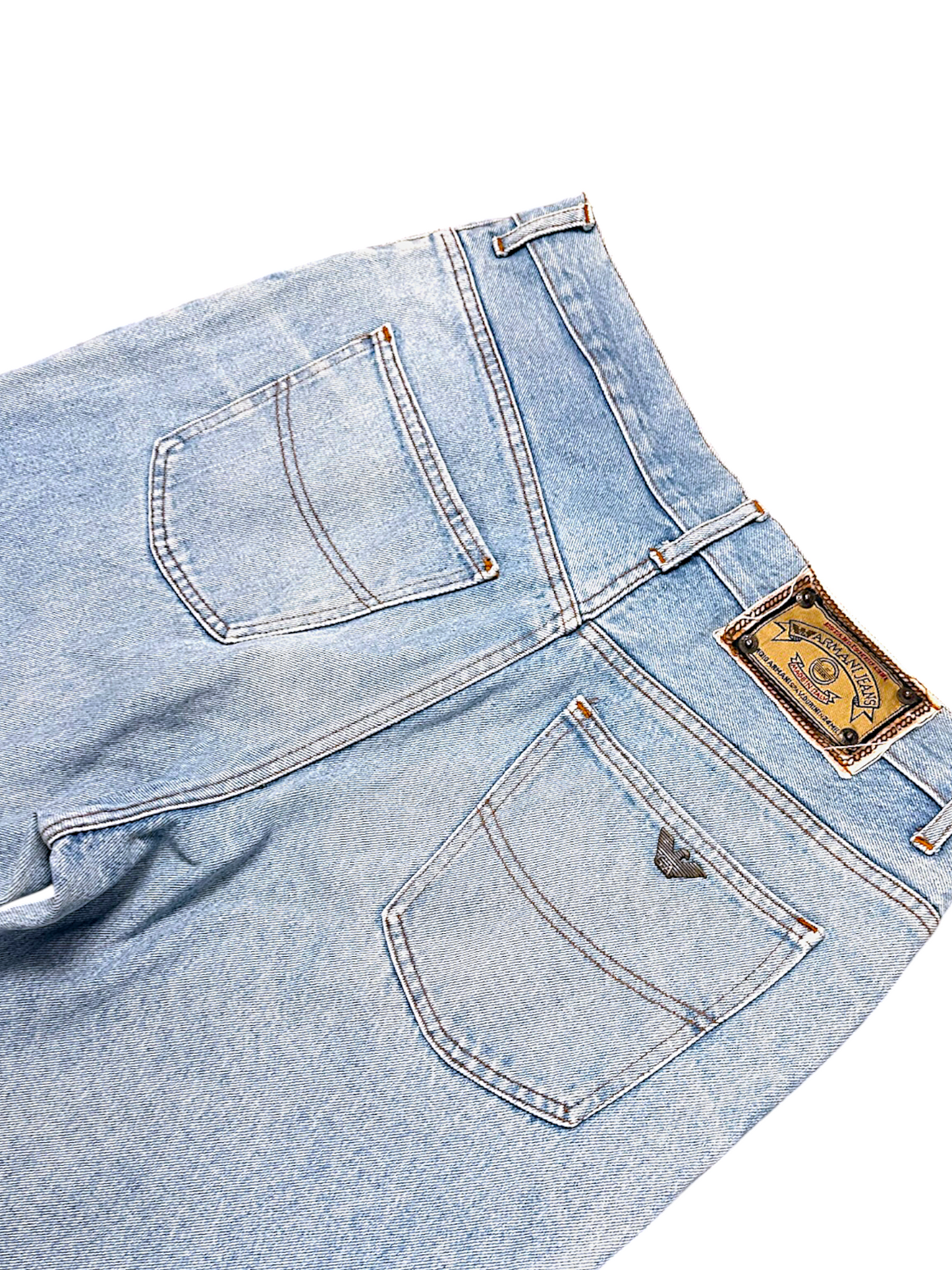 Vintage Armani Straight Leg Jeans (L)