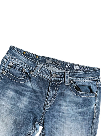 Vintage Miss Me Y2K Low Waist Bootcut / Flared Damenjeans (M)