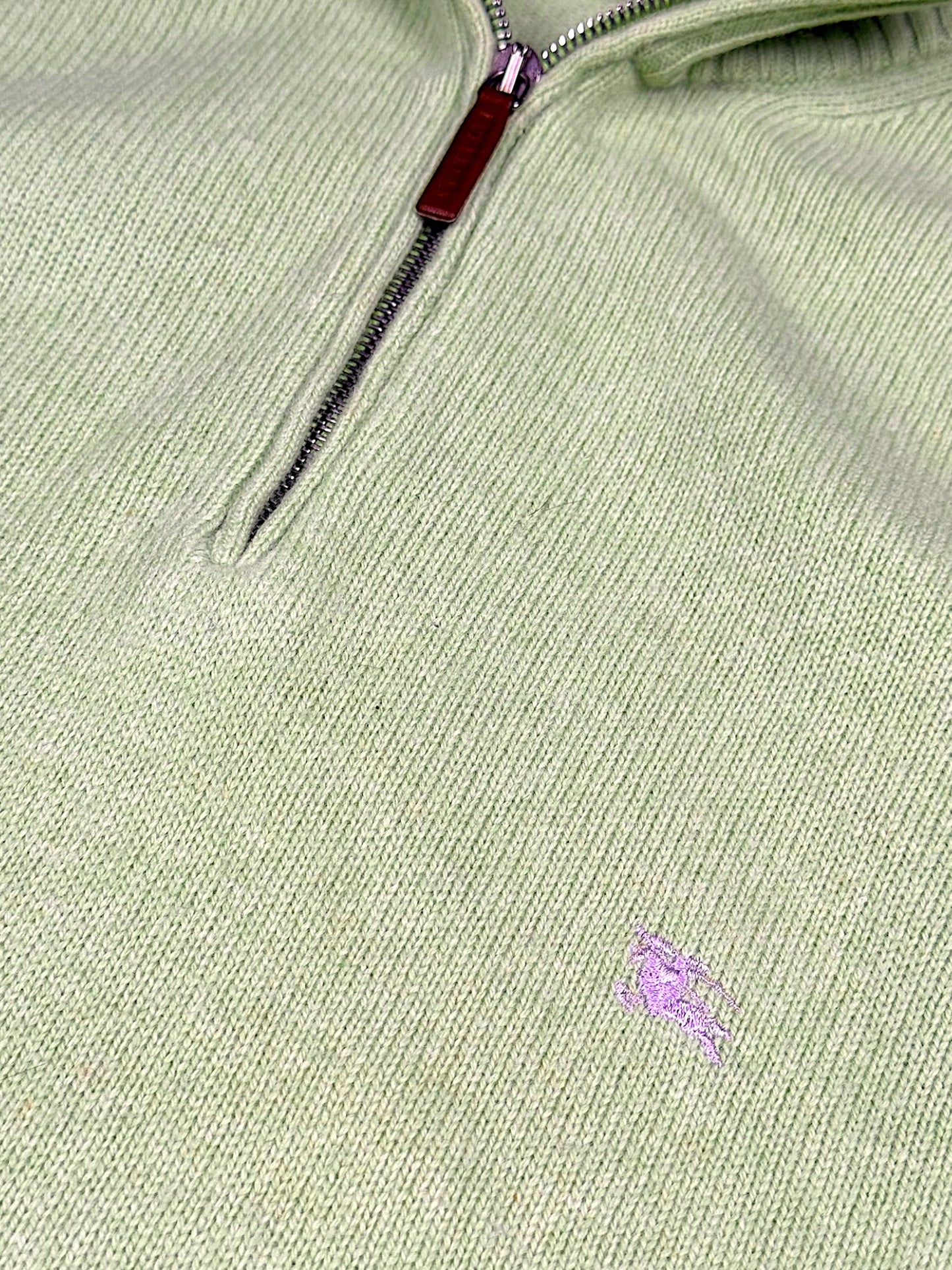 Vintage Burberry Pullover mit Kragen (S)