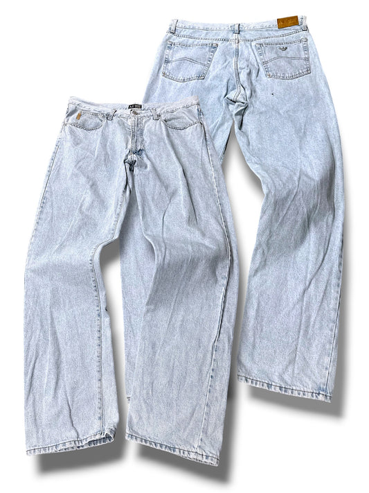Vintage Armani Straight Leg Jeans (XL)