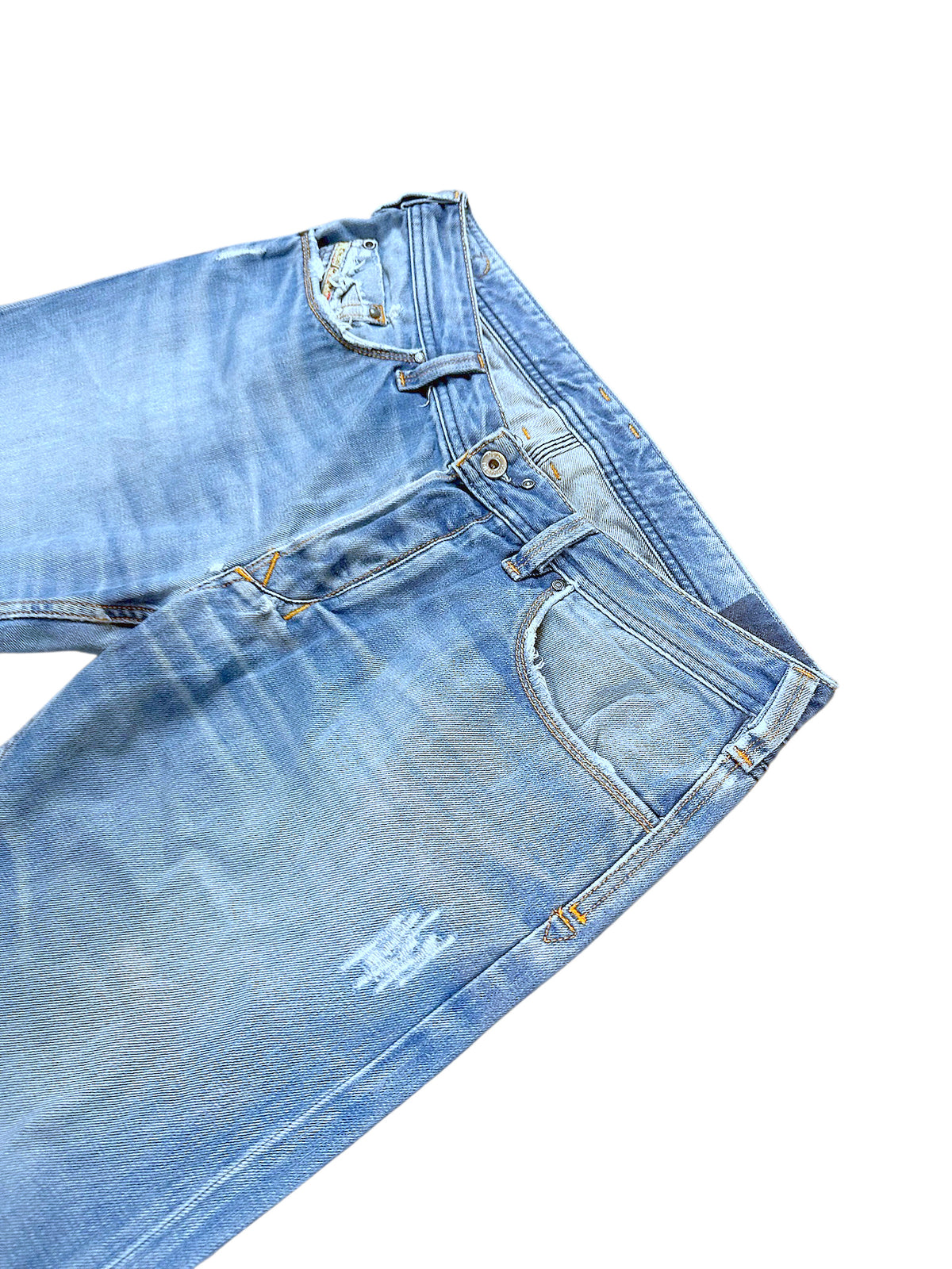 Vintage Diesel Y2K Baggy Jeans „Industry“ (M) – Detailaufnahme 1
