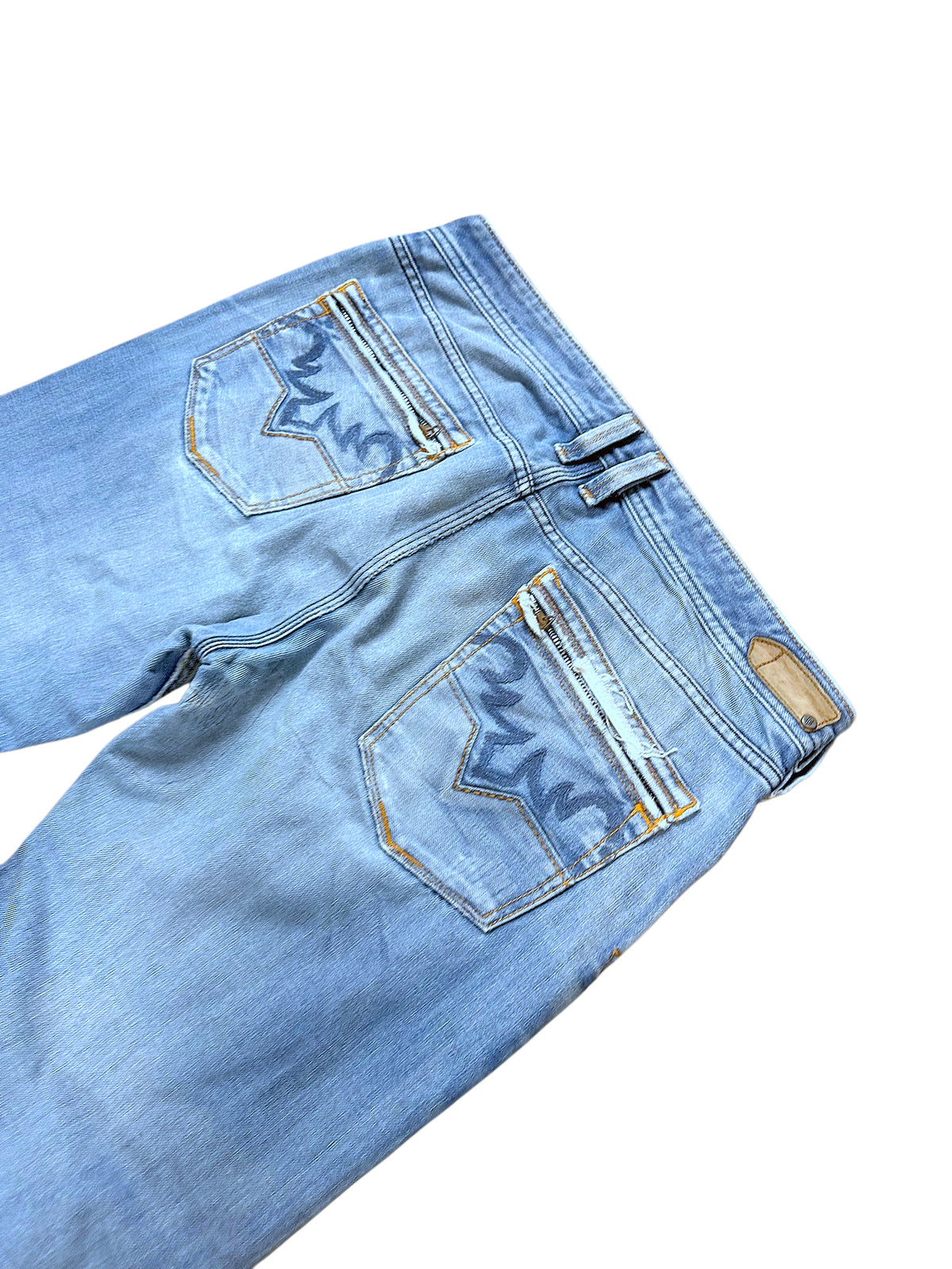 Vintage Diesel Y2K Baggy Jeans „Industry“ (M) – Detailaufnahme 3