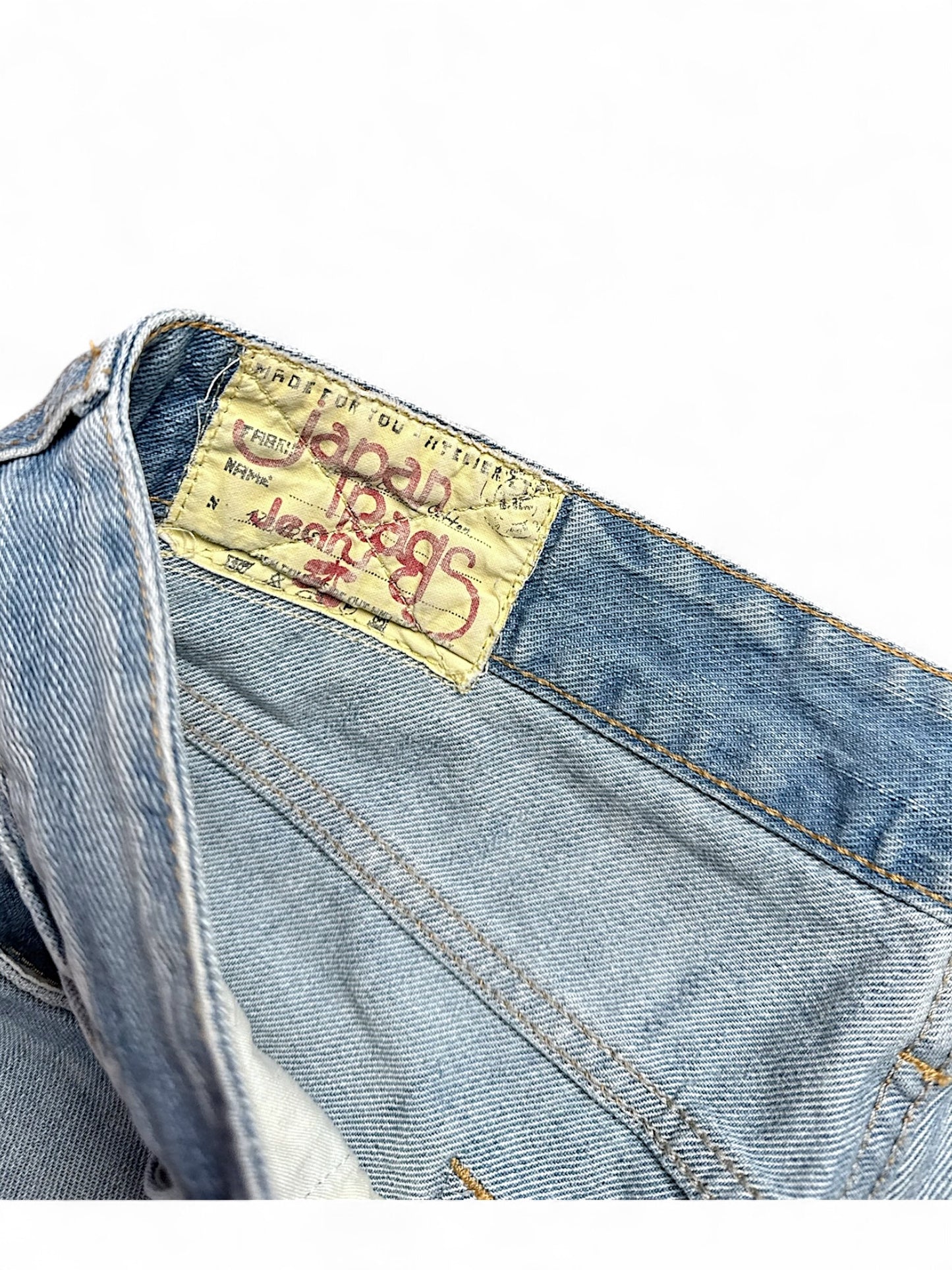 Vintage Japan Rags straight leg Jeans (L)