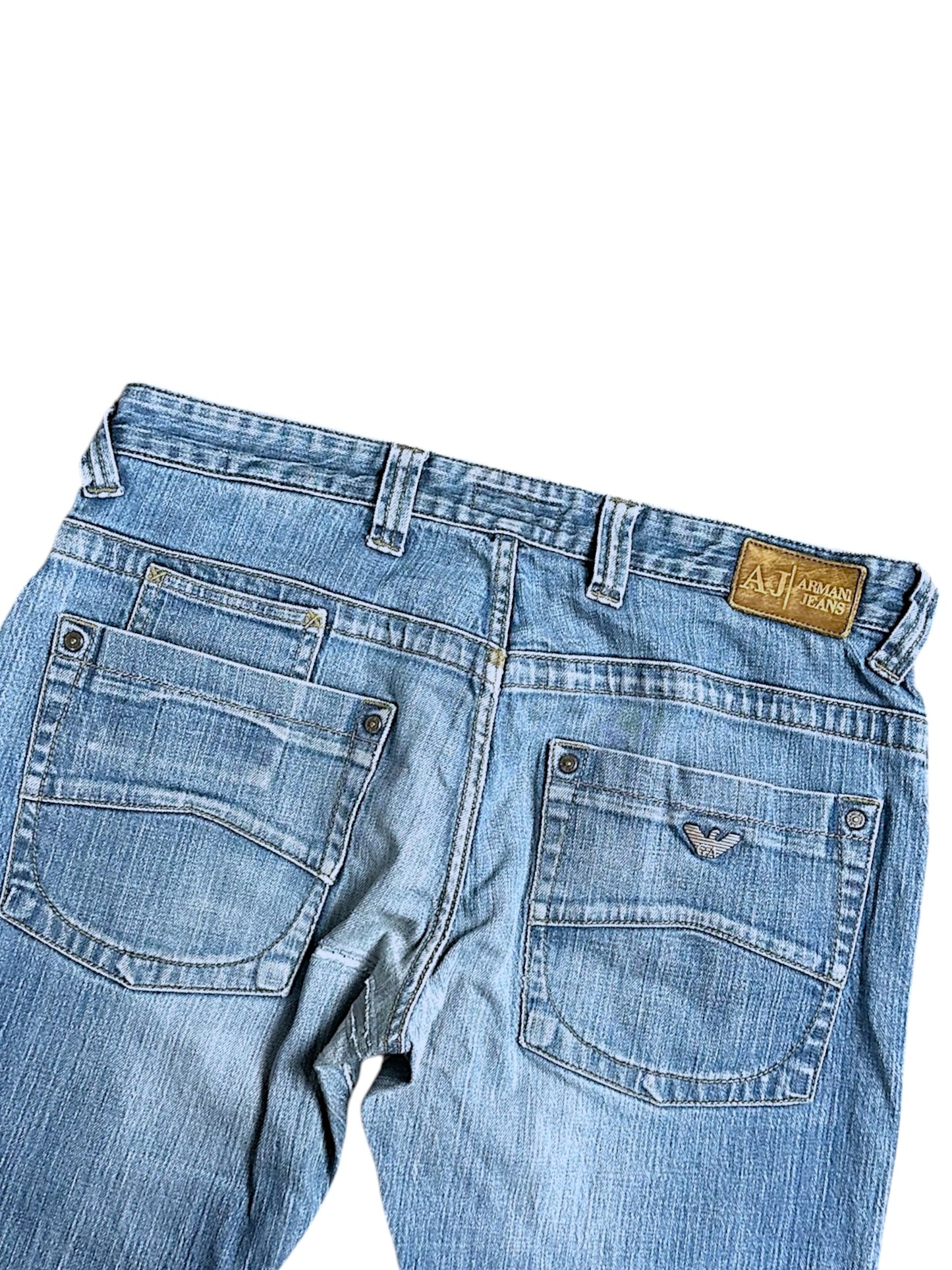 Vintage Armani Straight Leg Jeans (M)
