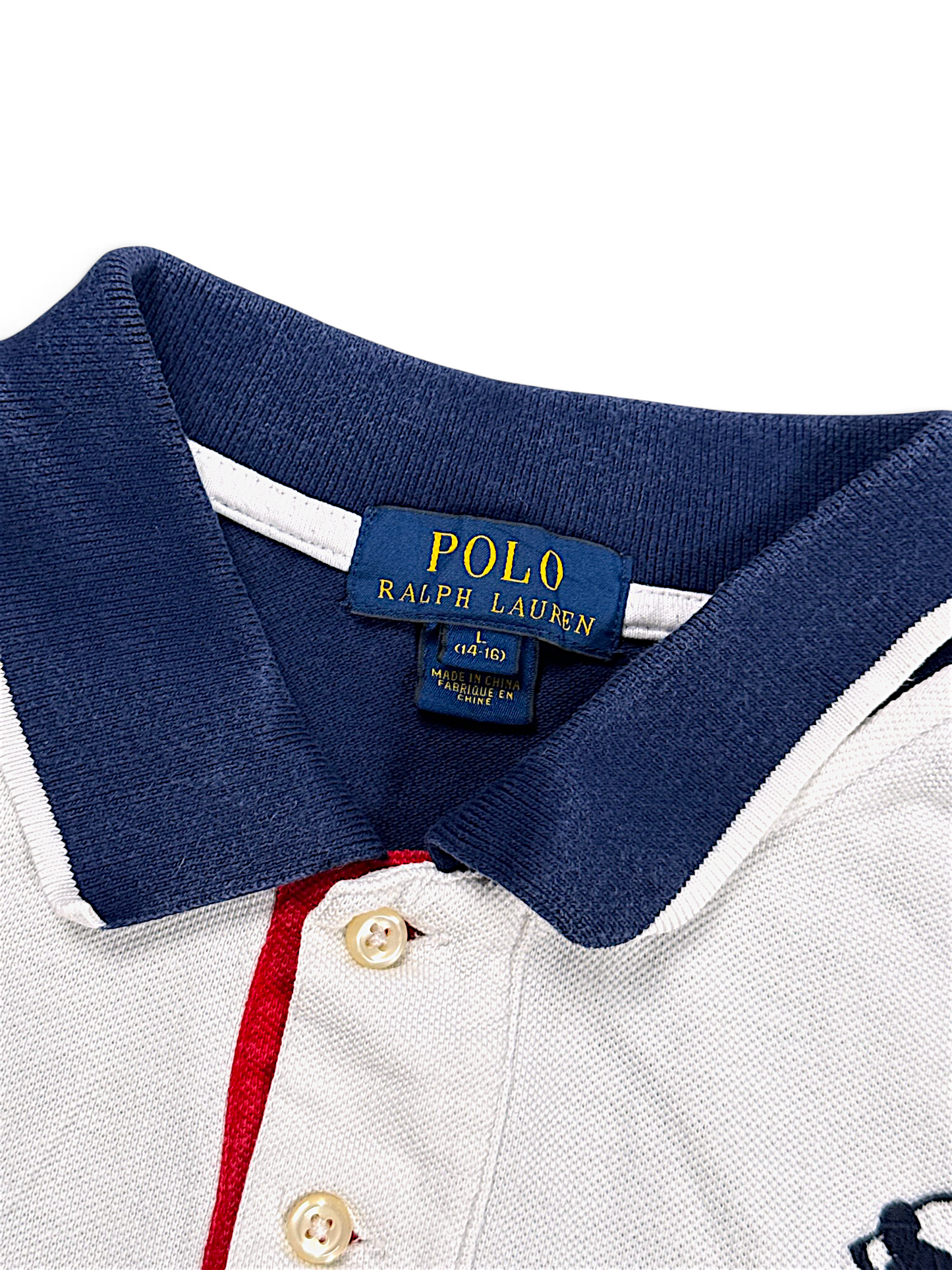 Vintage Ralph Lauren Y2K „USA“ Polo (XS)