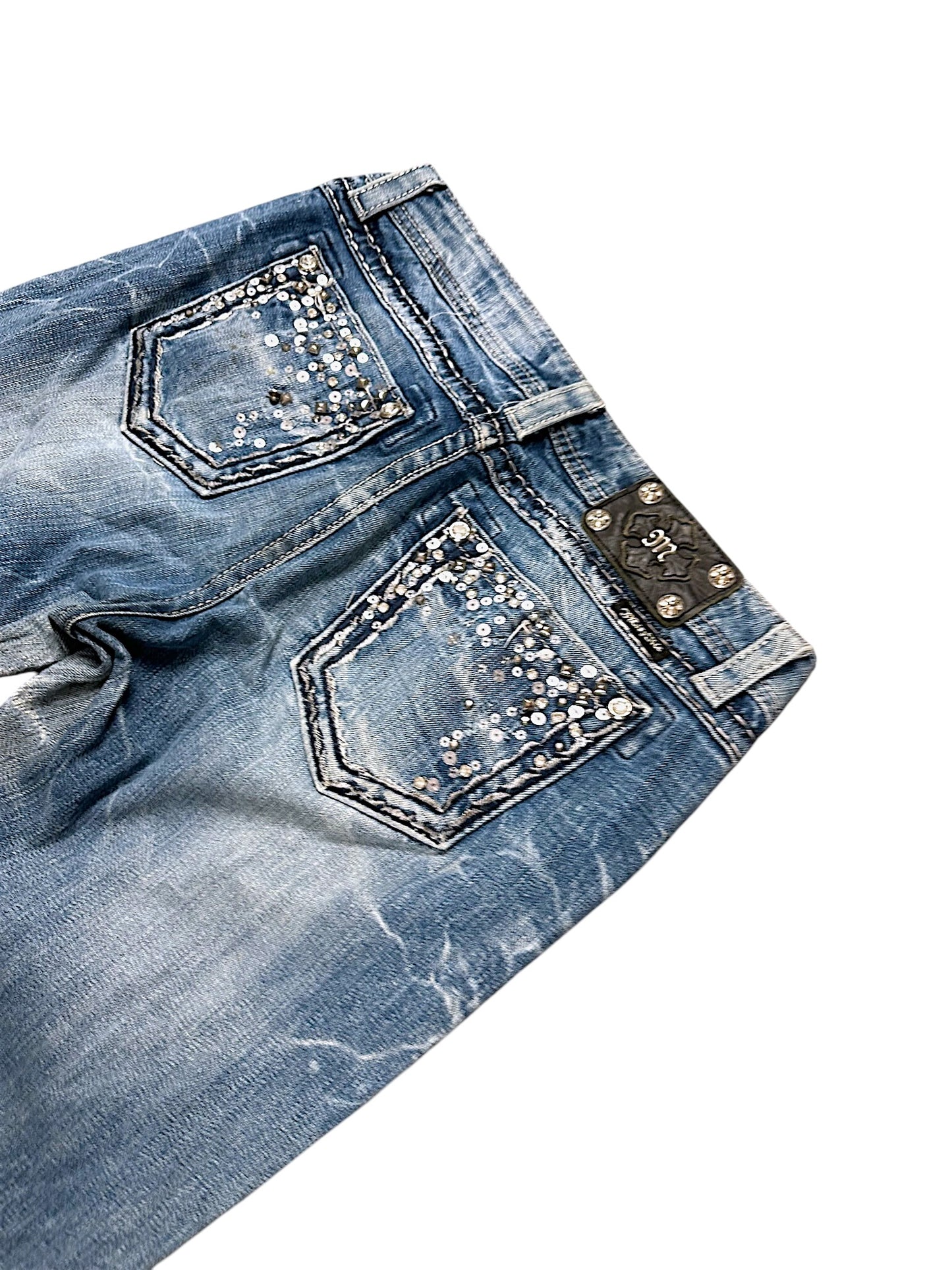 Vintage Miss Me Y2K Bootcut / Flared Damenjeans (L)