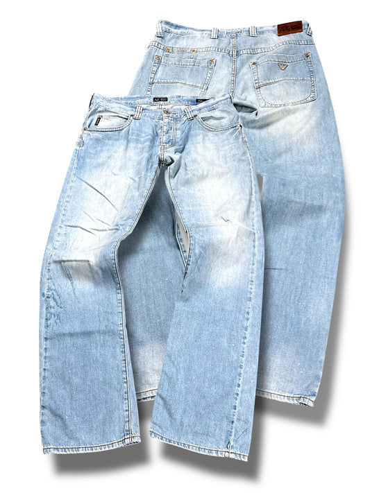 Vintage Armani Straight Leg Jeans (L)