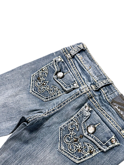 Vintage ZANADI Y2K Low Waist Bootcut / Flared Damenjeans (S)