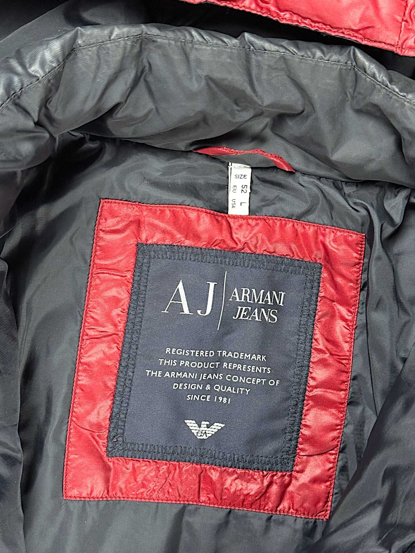 Vintage Armani Daunenjacke (L)