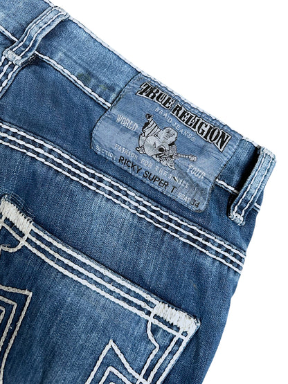 Vintage True Religion y2k Straight Leg Jeans (L)