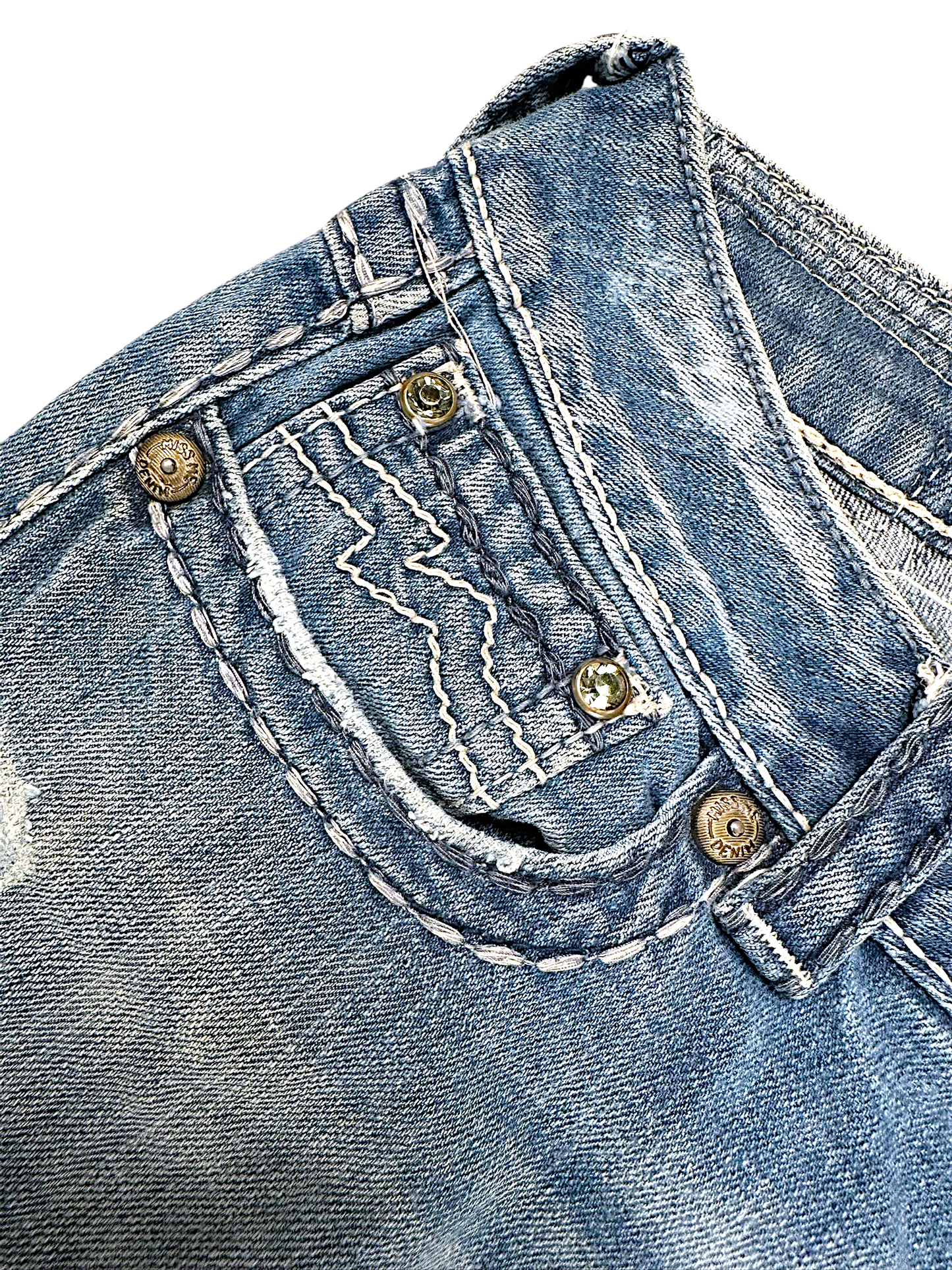 Vintage Miss Me Y2K Bootcut / Flared Damenjeans (XL)