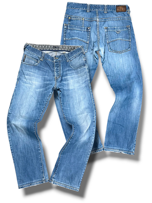 Vintage Armani Y2K Straight Leg Jeans (M)