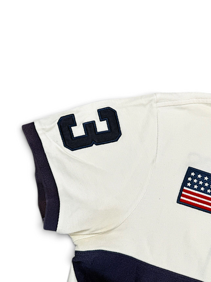 Vintage Ralph Lauren Y2K „USA“ Flag Polo (L)