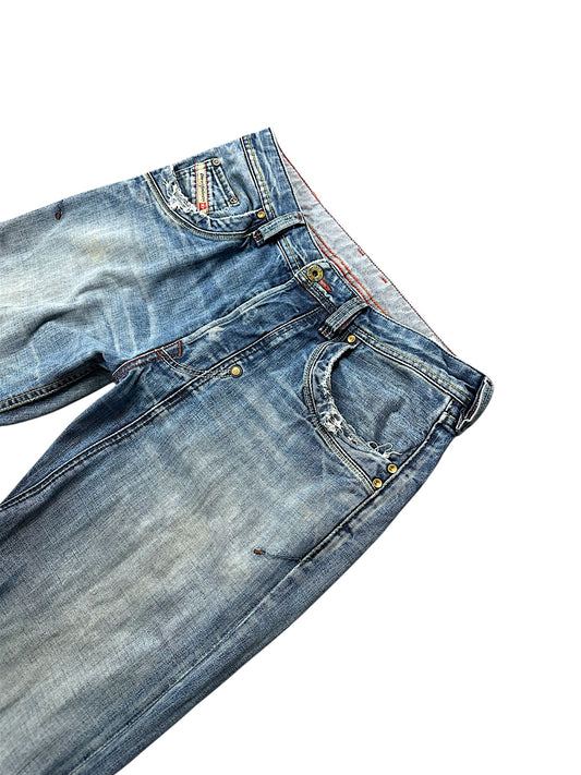 Vintage Diesel Y2K Flared Jeans (M)
