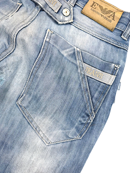 Vintage Armani Y2K Straight Leg Jeans (M)