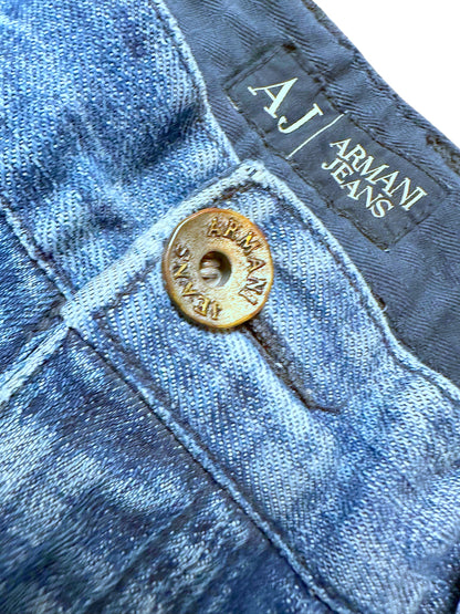 Vintage Armani Straight Leg Jeans (M) – Detailaufnahme 2