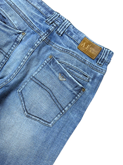 Vintage Armani Straight Leg Jeans (M) – Detailaufnahme 3