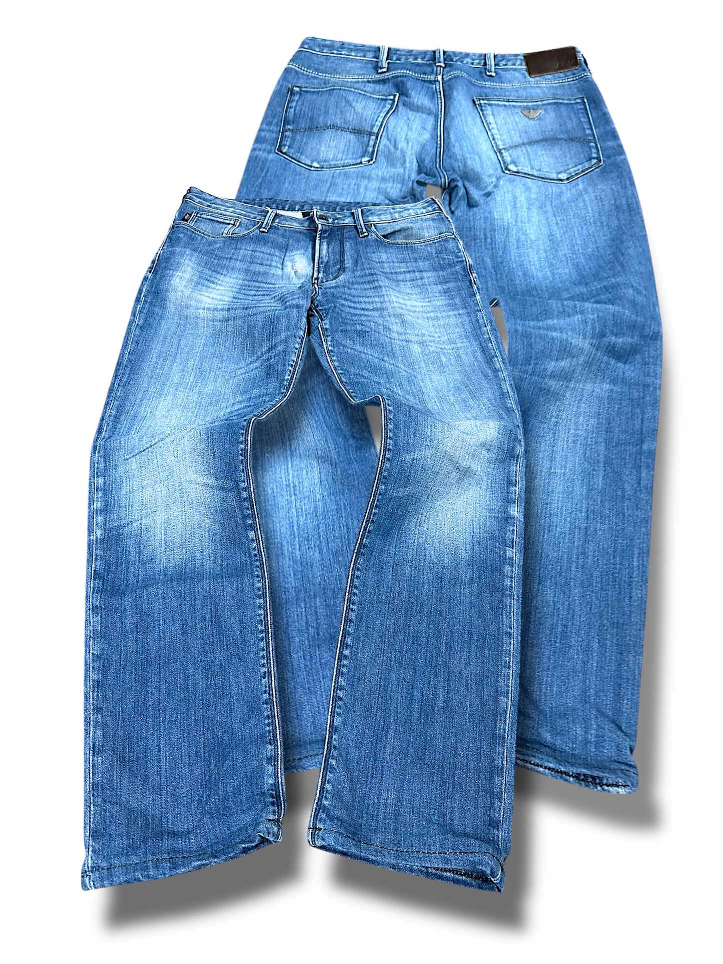 Vintage Armani Straight Leg Jeans (S)