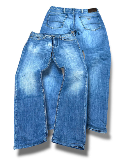 Vintage Armani Straight Leg Jeans (S)