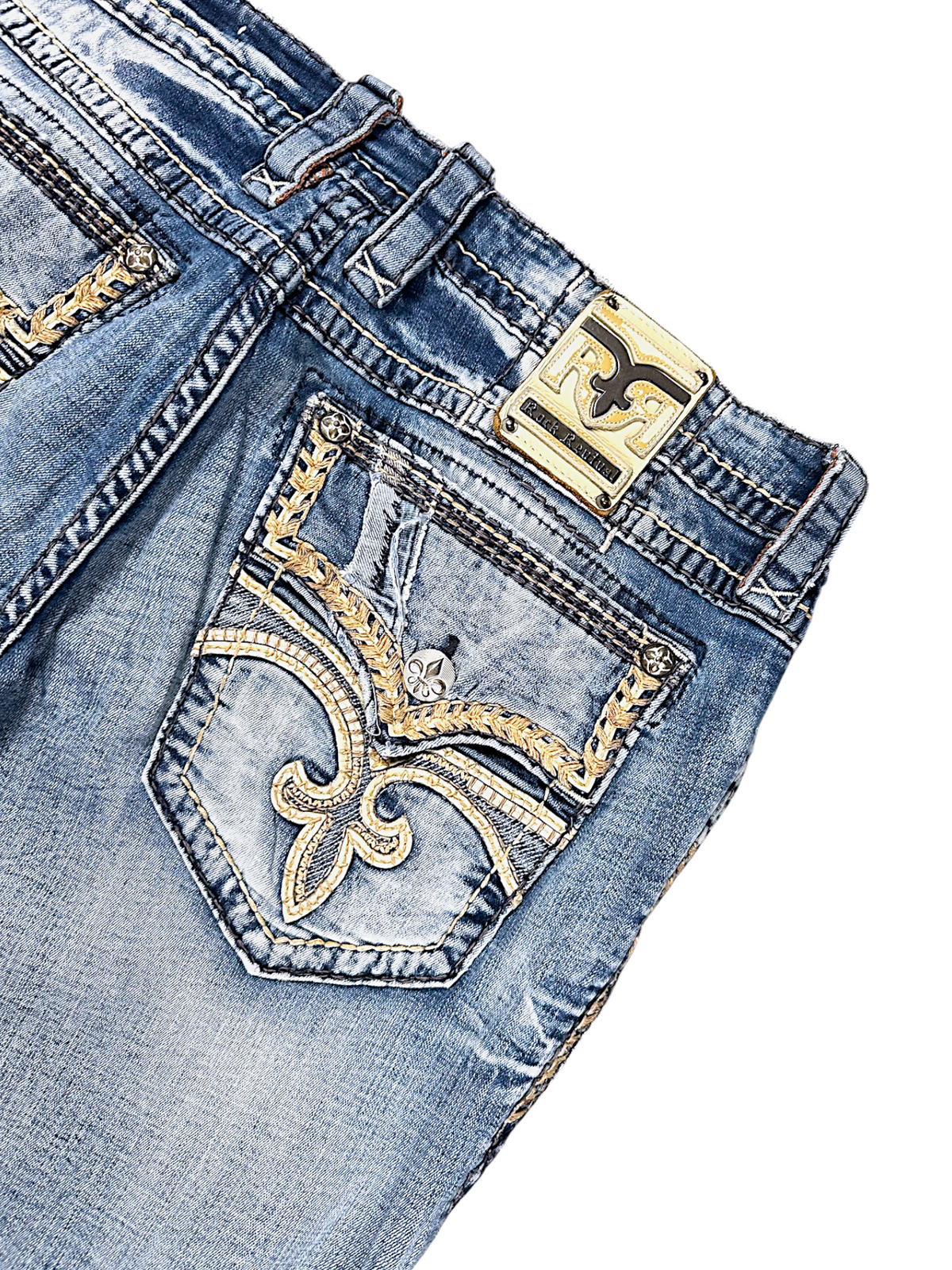 Vintage Rock Revival Y2K Straight Leg Jeans (S)