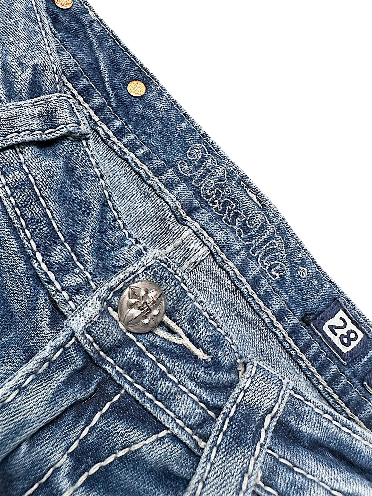 Vintage Miss Me Y2K Bootcut Damenjeans (M)