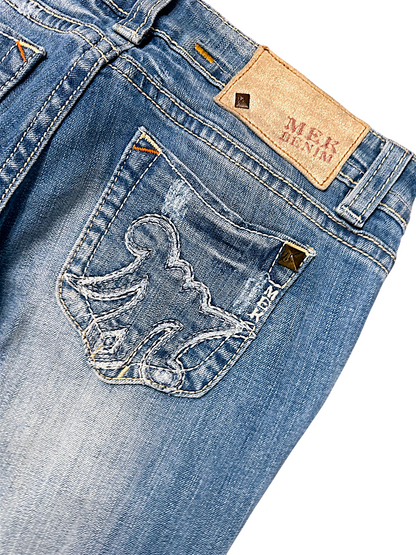 Vintage MERDENIM Y2K Bootcut Damenjeans (L)