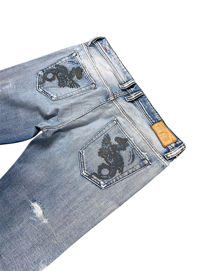 Vintage Diesel Y2K Straight Leg Jeans (XL)