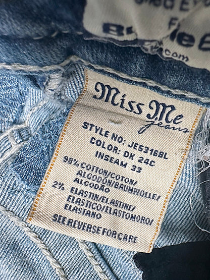 Vintage Miss Me Y2K Low Waist Bootcut / Flared Damenjeans (M)