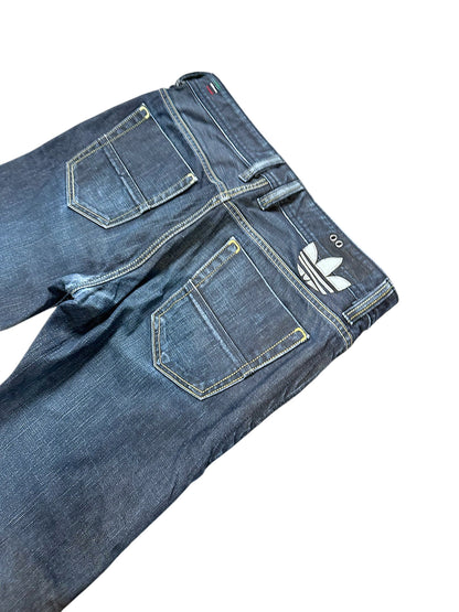 Vintage Diesel x Adidas Y2K Flared Jeans (S) – Detailaufnahme 3