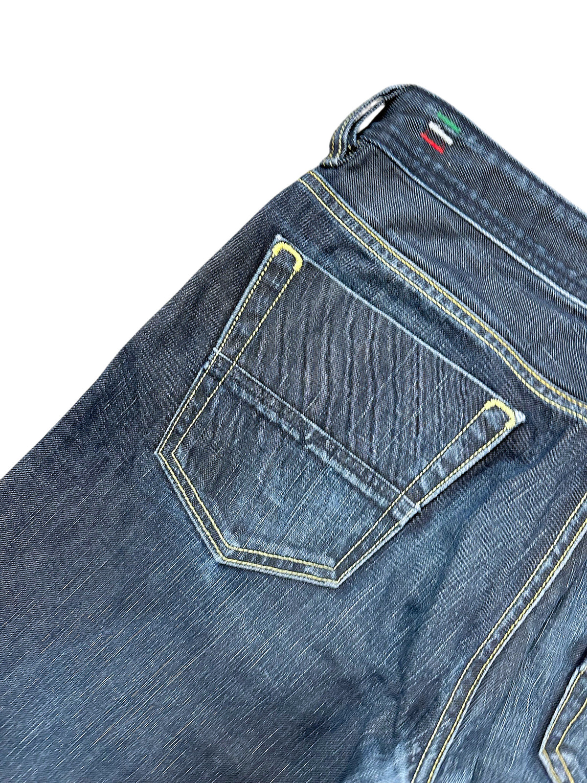 Vintage Diesel x Adidas Y2K Flared Jeans (S) – Detailaufnahme 4