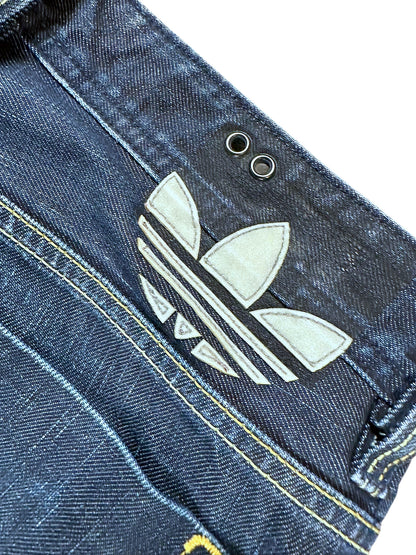 Vintage Diesel x Adidas Y2K Flared Jeans (S) – Detailaufnahme 5