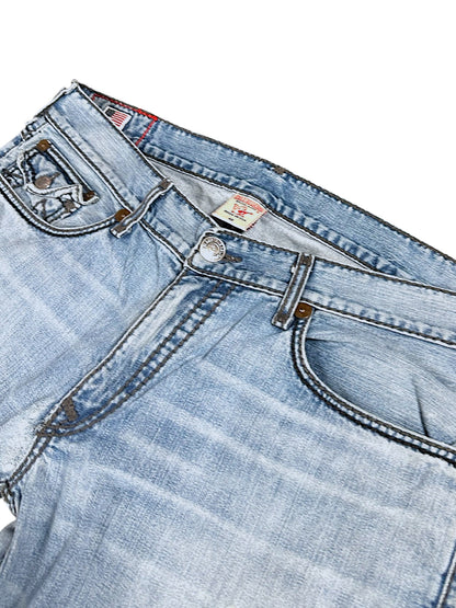 Vintage True Religion Y2K Baggy/Flared Jeans (M)