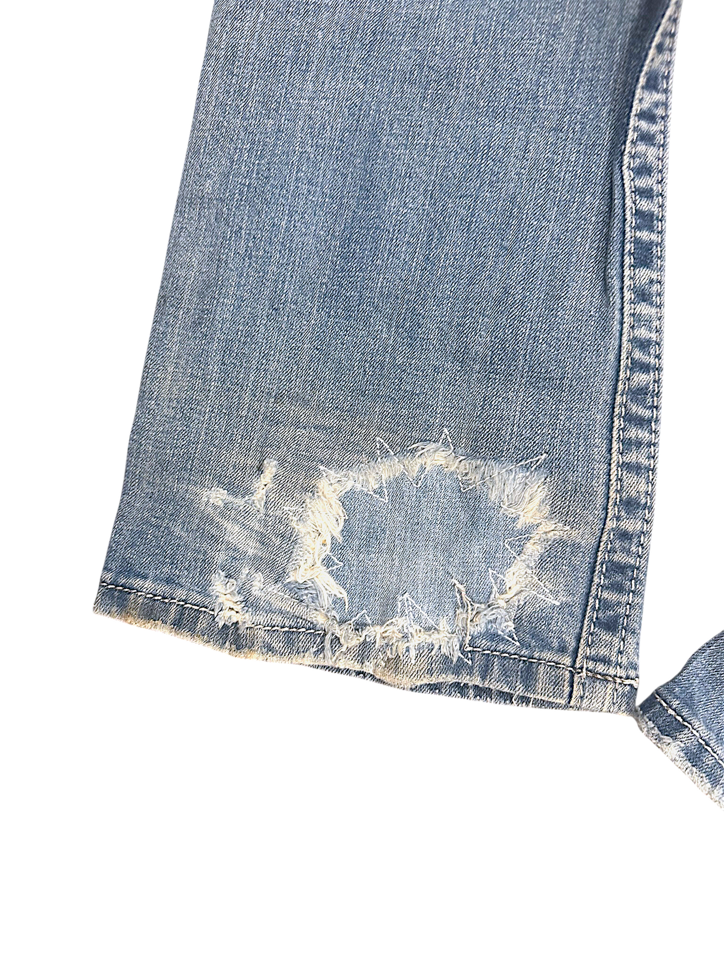 Vintage Miss Me Y2K Low Waist Bootcut Damenjeans (L)