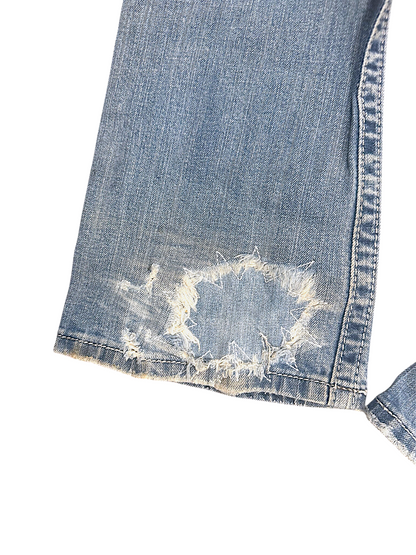 Vintage Miss Me Y2K Low Waist Bootcut Damenjeans (L)