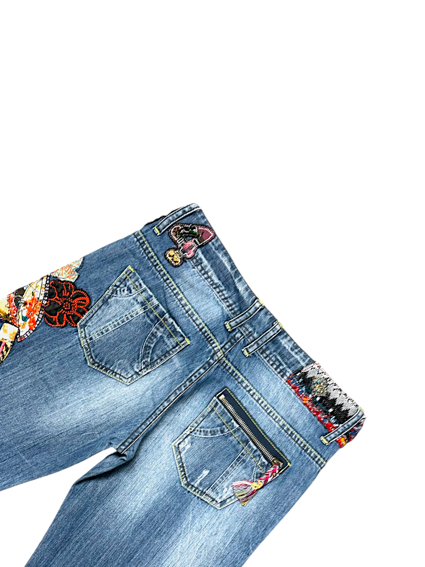 Vintage Desigual Y2K Flared Damenjeans (L)