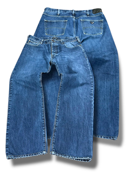 Vintage Armani Baggy Jeans (M)