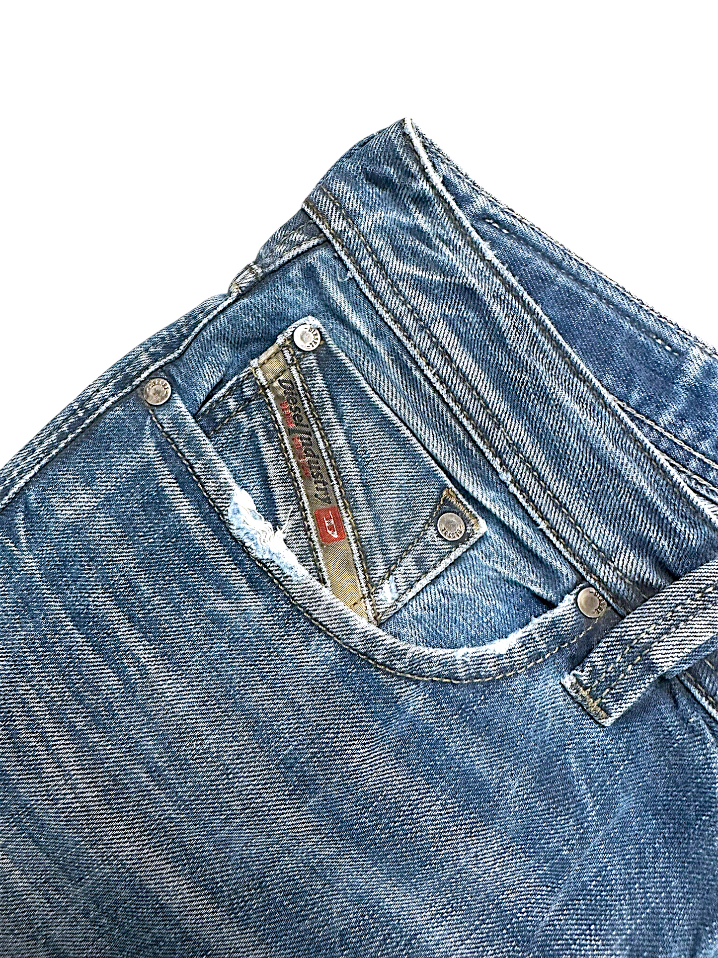 Vintage Diesel Y2K Straight Leg Jeans „LARKEE“ (L)