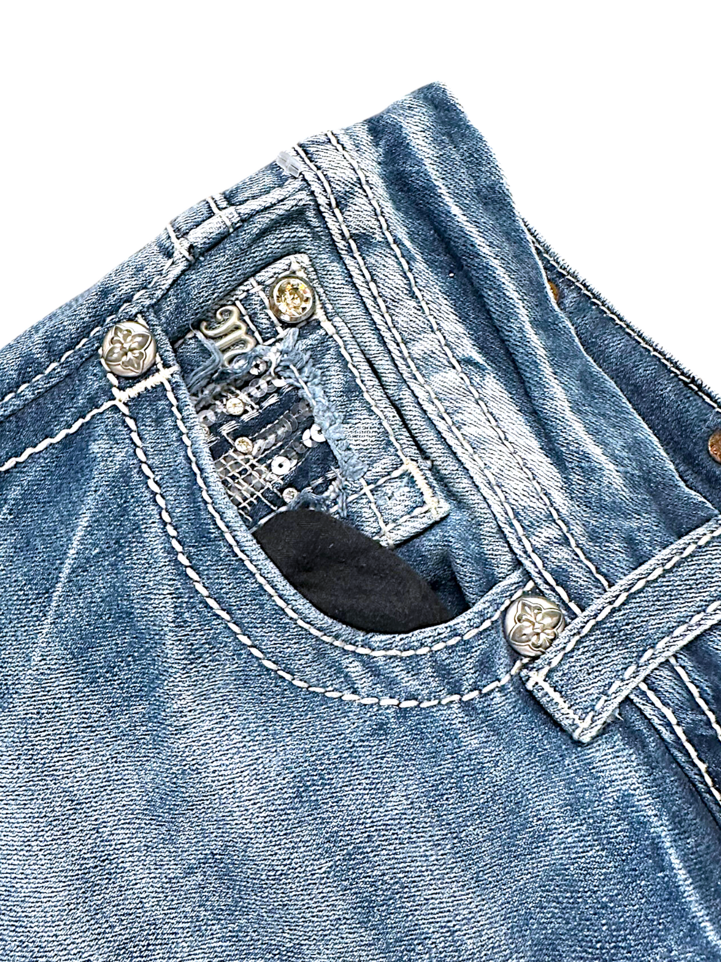 Vintage Miss Me Y2K Bootcut / Flared Damenjeans (M)