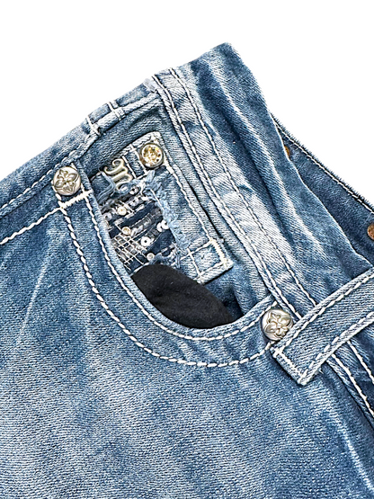 Vintage Miss Me Y2K Bootcut / Flared Damenjeans (M)