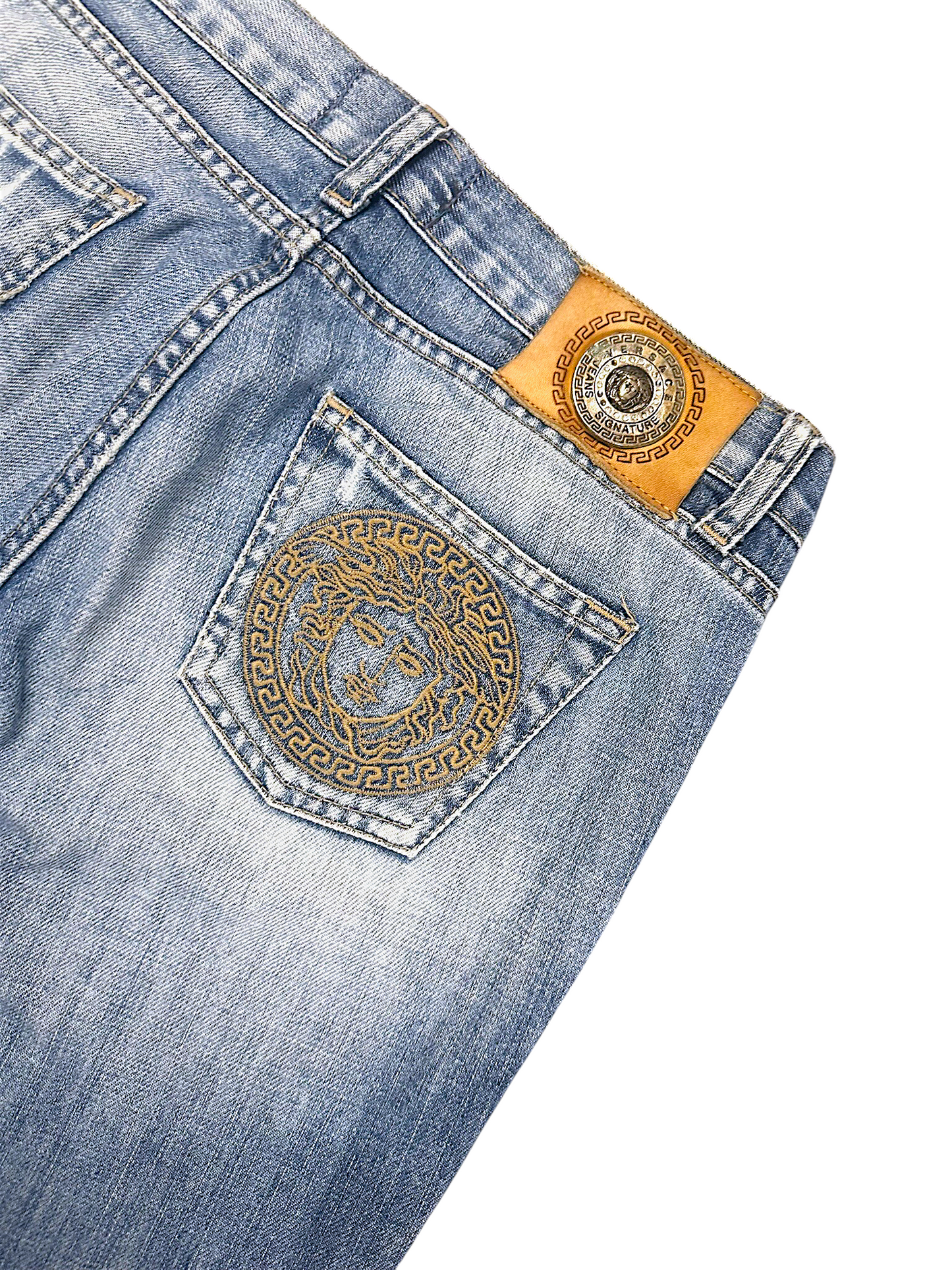 Vintage Versace Y2K Flared Jeans (S)
