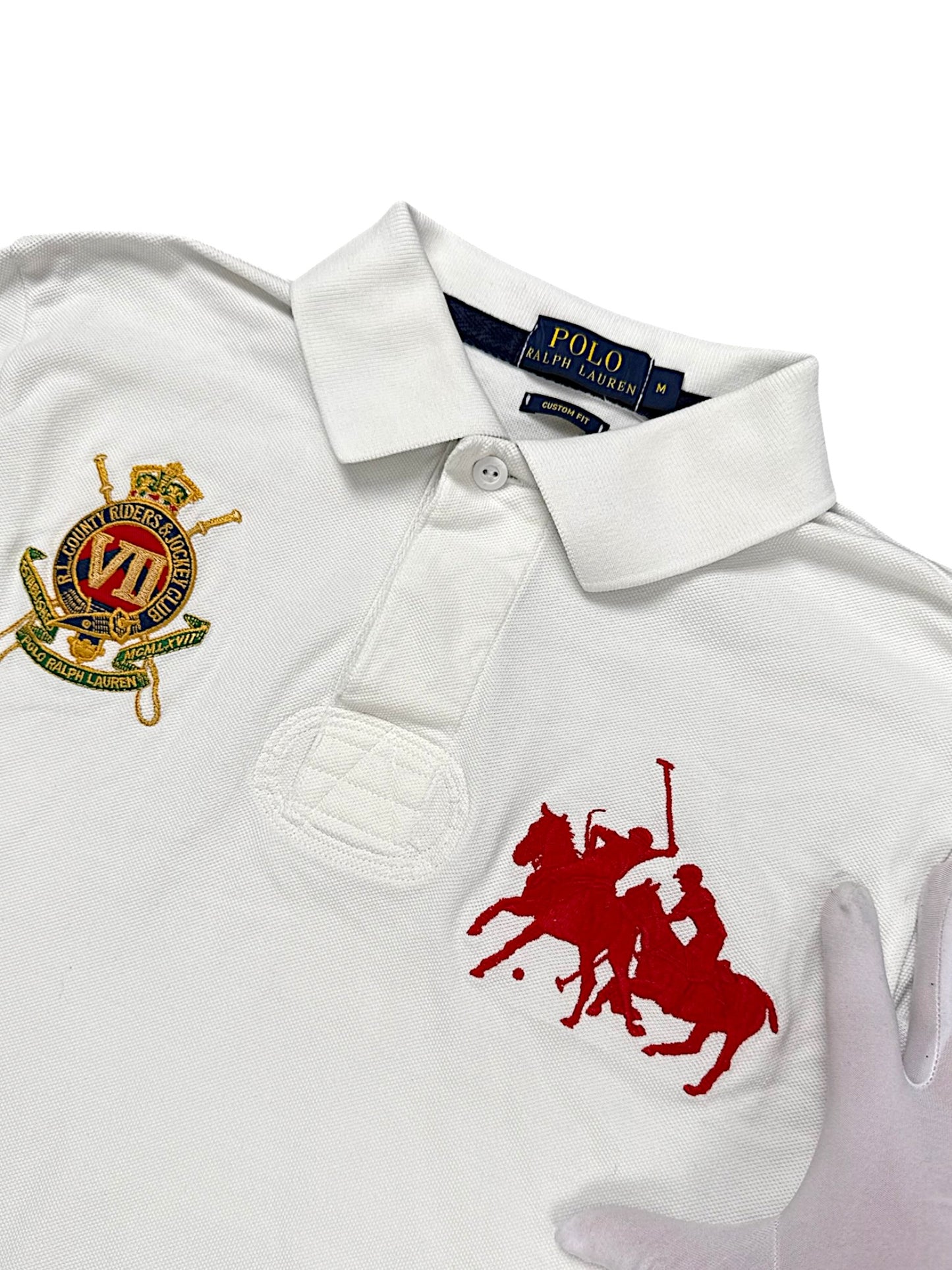 Vintage Ralph Lauren Y2K Langarm Polo (M)