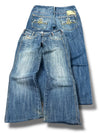 Vintage Diesel Broderi Y2K Flared Damejeans (S)