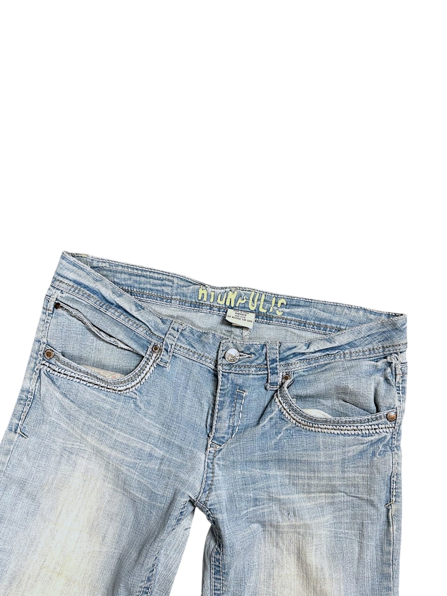 Vintage Y2K Low Waist Bootcut Flared Damenjeans (L)