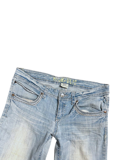 Vintage Y2K Low Waist Bootcut Flared Damenjeans (L)