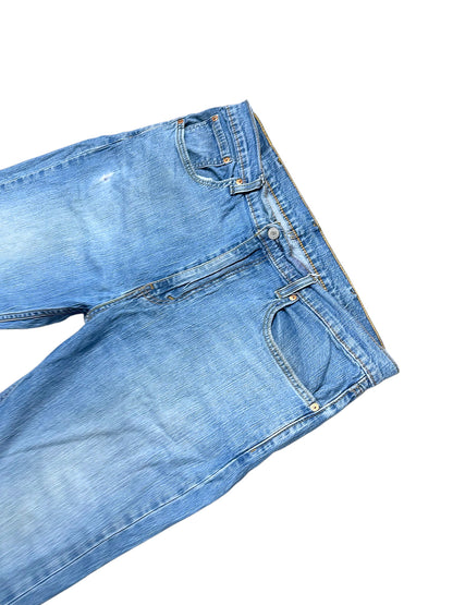 Vintage Levi’s Flared Jeans „527 Bootcut“ (XL) – Detailaufnahme 1