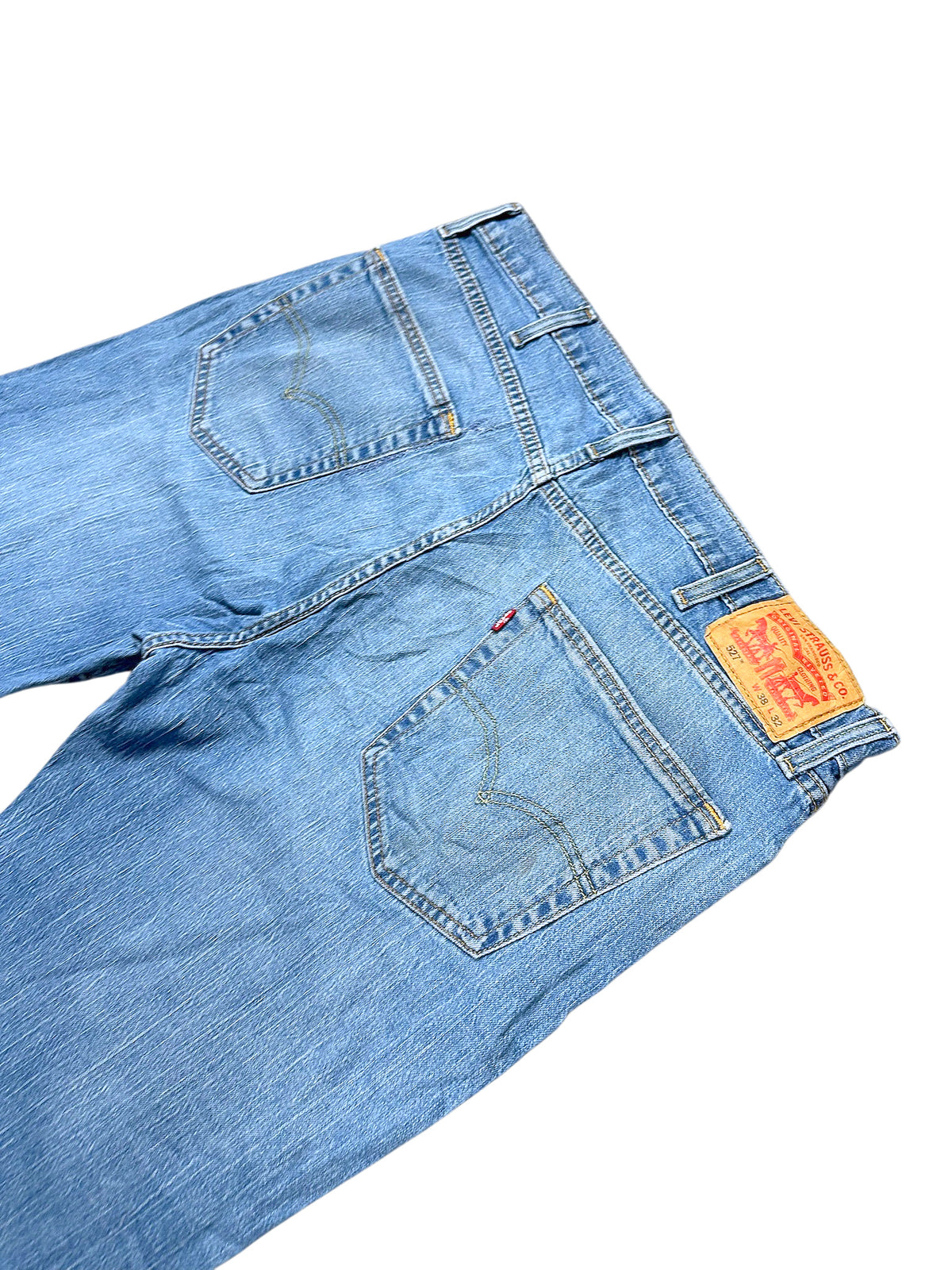 Vintage Levi’s Flared Jeans „527 Bootcut“ (XL) – Detailaufnahme 3